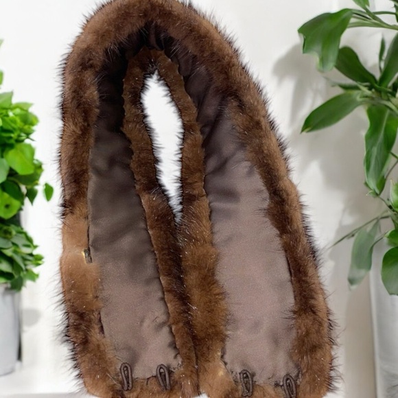 Genuine Mahogany Mink Collar - Picture 11 of 16